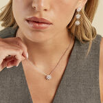 Collier Daisy Argent Blanc Oxyde De Zirconium - Colliers fantaisie Femme | Histoire d&rsquo;Or