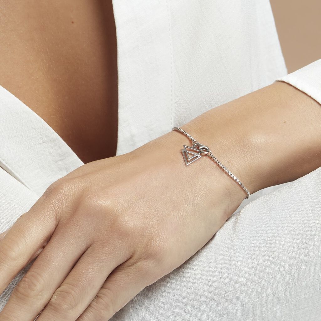 Bracelet Aune Argent Blanc - Bracelets Homme | Histoire d’Or