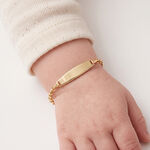 Bracelet Identit&eacute; Marcel Maille Jaseron Or Jaune - Bracelets Communion Enfant | Histoire d&rsquo;Or