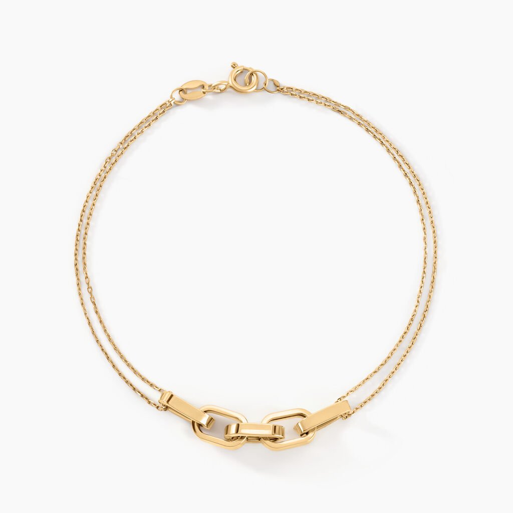 Bracelet Linkora Or Jaune - Bracelets Femme | Histoire d’Or