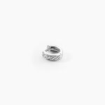 Cr&eacute;oles Anselmo Argent Blanc - Boucles d'oreilles cr&eacute;oles Homme | Histoire d&rsquo;Or