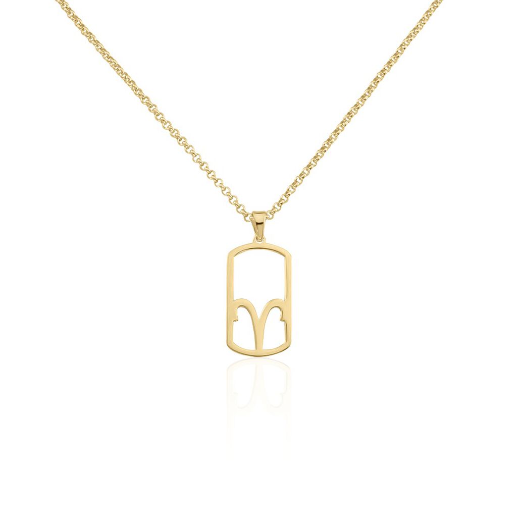 Collier Plaqué Or Prospero - Colliers Zodiaque Homme | Histoire d’Or