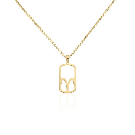 Collier Plaqué Or Prospero - Colliers Zodiaque Homme | Histoire d’Or