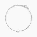 Bracelet Sixties Argent Blanc - Bracelets Femme | Histoire d&rsquo;Or