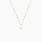 Collier Pearly Or Jaune Perle De Culture - Colliers Femme | Histoire d&rsquo;Or