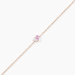 Bracelet Myhalf Argent Rose Oxyde De Zirconium - F&ecirc;te des m&egrave;res Femme | Histoire d&rsquo;Or