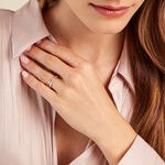 Bague Austyn Or Tricolore Oxyde De Zirconium - Bagues avec pierre Femme | Histoire d&rsquo;Or