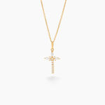 Pendentif Kalidas Or Jaune Oxyde De Zirconium - Pendentifs Communion Femme | Histoire d&rsquo;Or