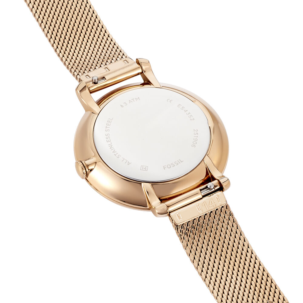 Montres Fossil ES4352 Acier Cliquet Rose Ronde - HIMFRQF2380 • Histoire d'Or
