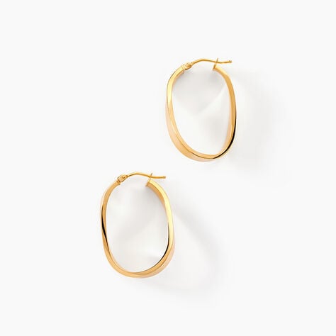 Créoles Silla Or Jaune - Boucles d'oreilles créoles Femme | Histoire d’Or