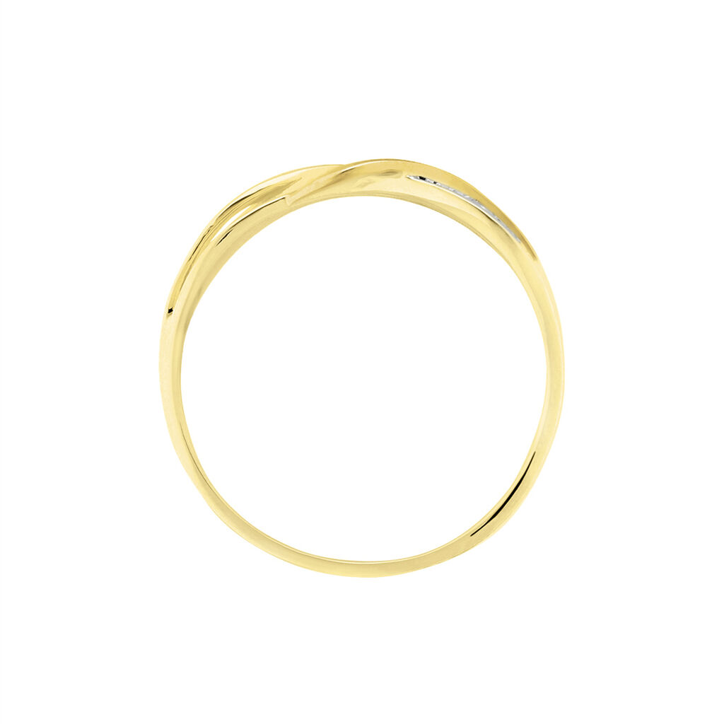 Bague Assa Or Jaune Diamant - Bagues avec pierre Femme | Histoire d’Or