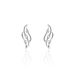 Boucles D'oreilles Puces Marnie Or Blanc Diamant - Boucles d'oreilles pendantes Femme | Histoire d’Or
