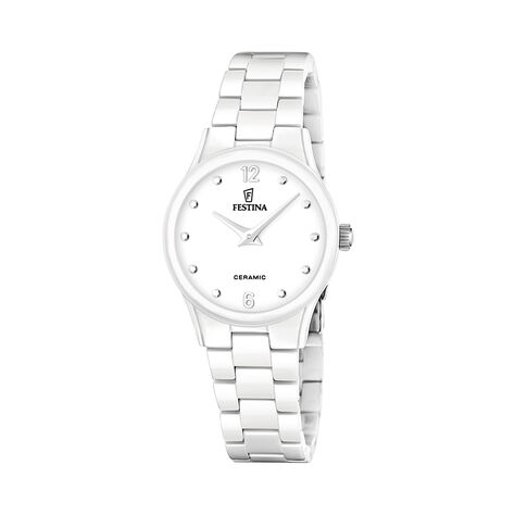 Montre Festina Ceramic 31 Blanc - F&ecirc;te des m&egrave;res Femme | Histoire d&rsquo;Or