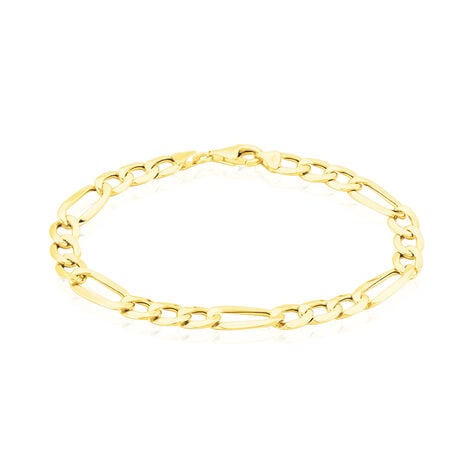 Bracelet Or Jaune Maille Alternée - Bracelets chaîne Homme | Histoire d’Or