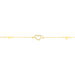 Bracelet Oleanne Or Jaune Oxyde De Zirconium - Bracelets Coeur Femme | Histoire d’Or