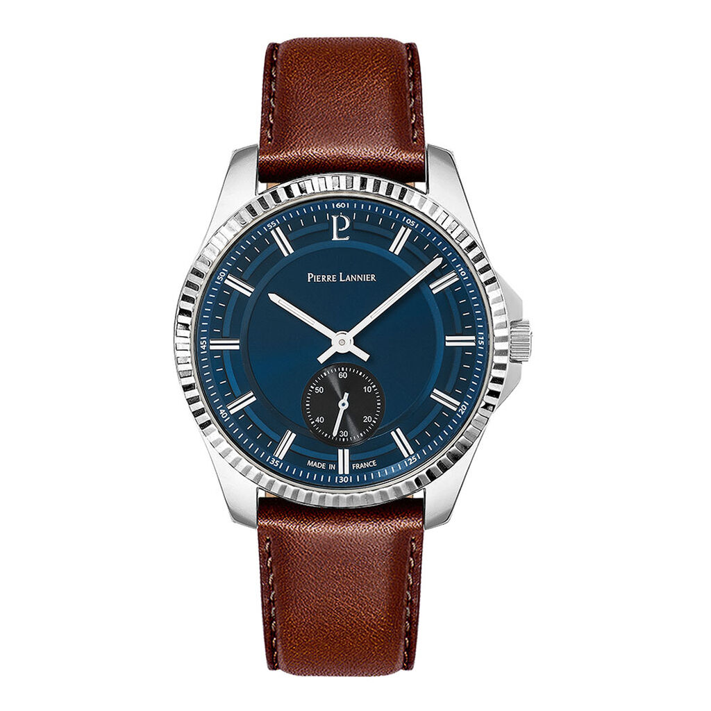 Montre Pierre Lannier Metropolitain Bleu - Montres Homme | Histoire d’Or