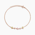 Bracelet Nimbe Argent Rose Oxyde De Zirconium - Bracelets Femme | Histoire d&rsquo;Or