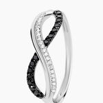 Bague Rejane Or Blanc Diamant - Bagues avec pierre Femme | Histoire d&rsquo;Or