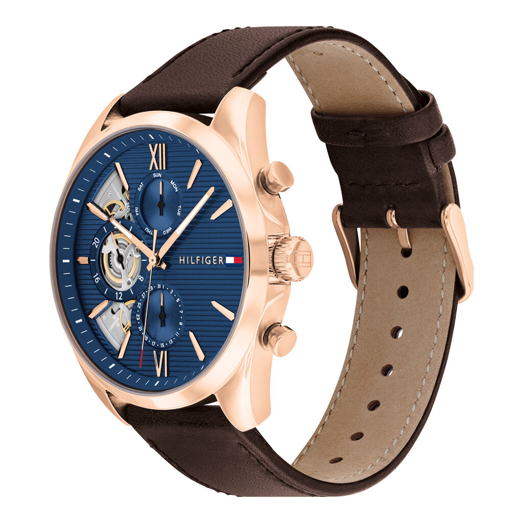 Montre Tommy Hilfiger Baker Bleu - Montres Homme | Histoire d&rsquo;Or