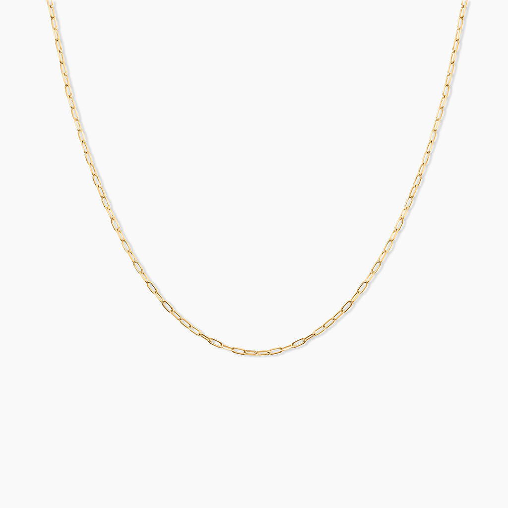Chaine Or Jaune Stevia - Bijoux sans pierre Famille | Histoire d&rsquo;Or