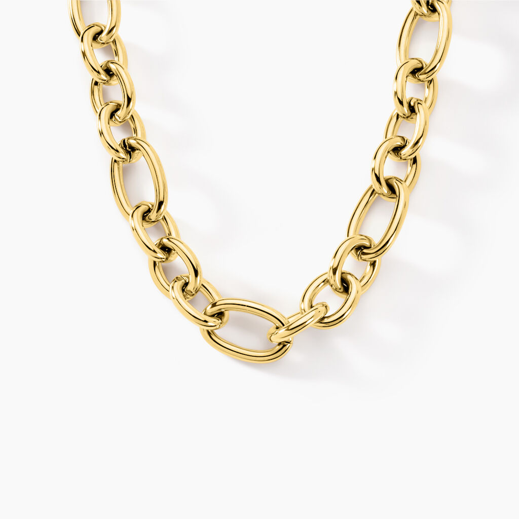Collier Oasia Acier Jaune - Colliers fantaisie Femme | Histoire d’Or