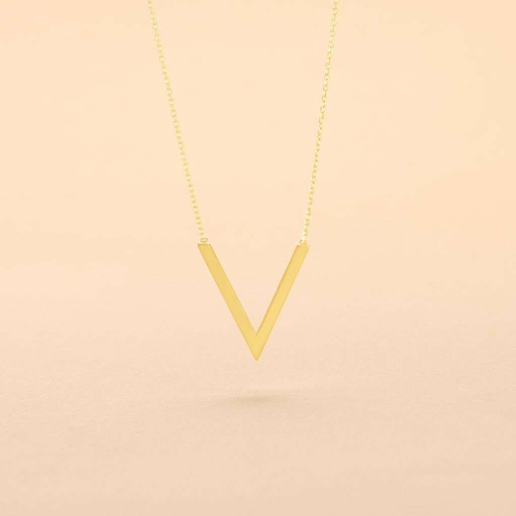 Collier Celene Or Jaune - Bijoux sans pierre Femme | Histoire d&rsquo;Or