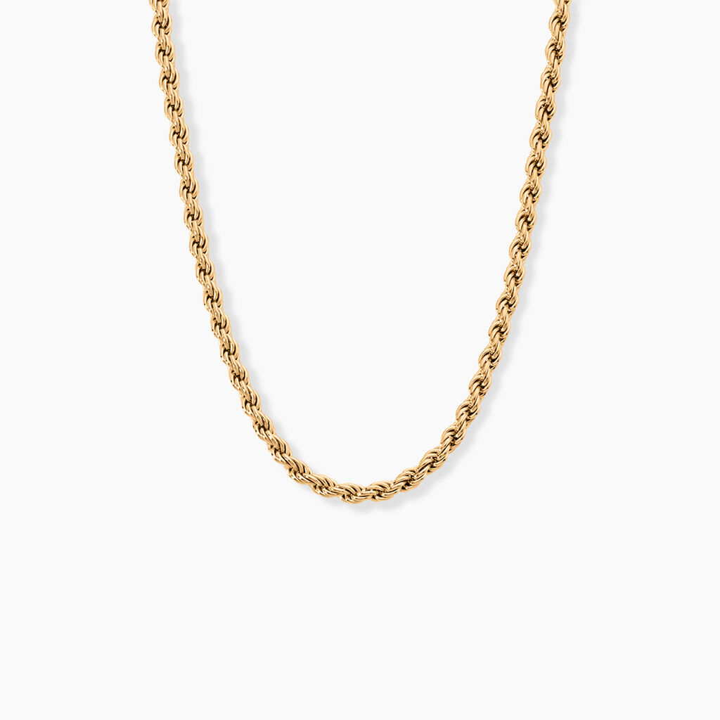 Collier Azelys Plaqu&eacute; Or Jaune - Chaines Femme | Histoire d&rsquo;Or