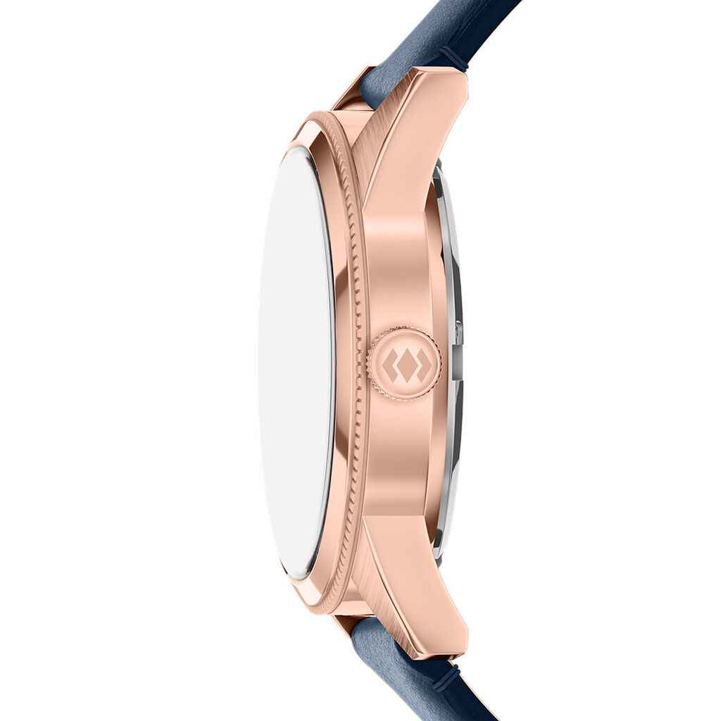 Montre Fossil Pearson Bleu - F&ecirc;te des p&egrave;res Homme | Histoire d&rsquo;Or