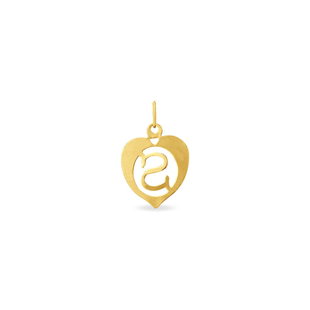 Pendentif Eudocie Coeur Lettre Or Jaune - Pendentifs Femme | Histoire d’Or