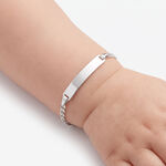 Bracelet Identit&eacute; Shanah Or Blanc - Bracelets Communion Enfant | Histoire d&rsquo;Or