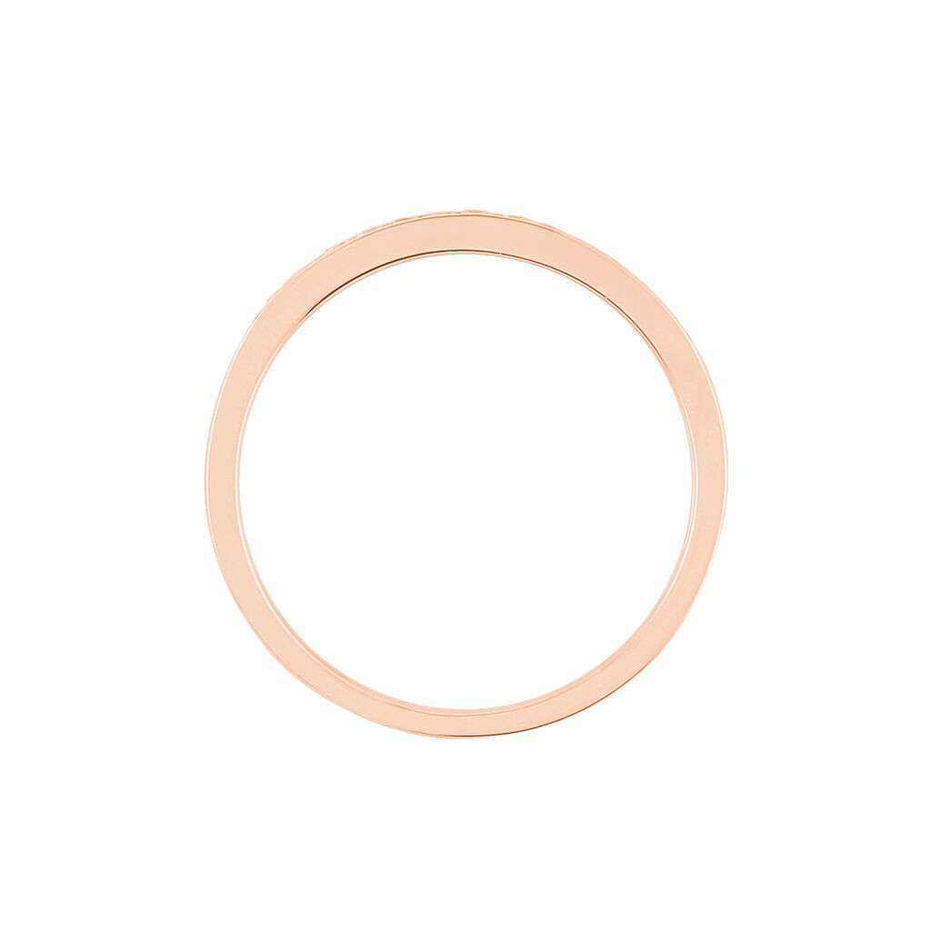 Alliance Rhea Or Rose Diamant - Alliances Femme | Histoire d’Or