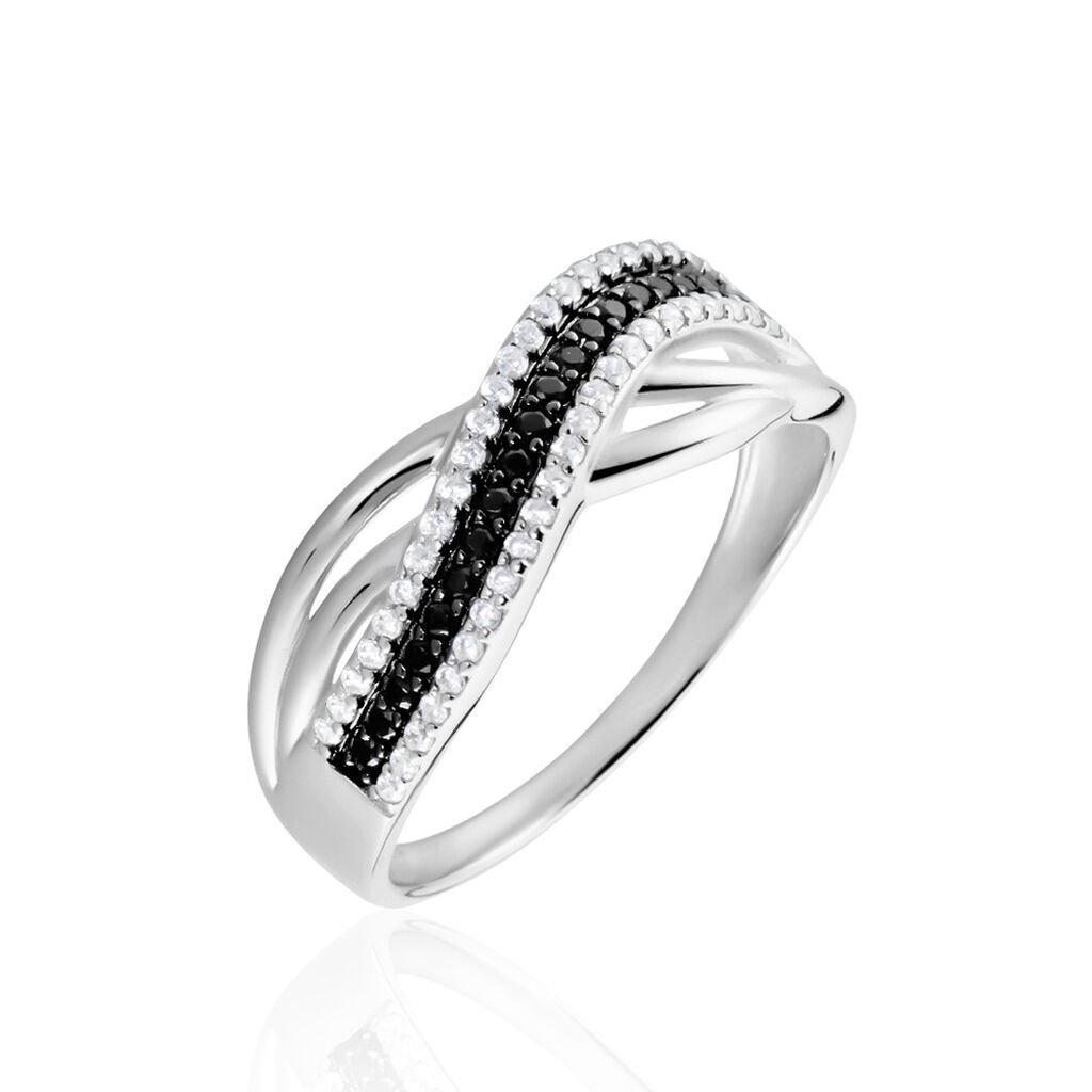 Bague Argent Blanc Agrona Oxydes De Zirconium - Bagues avec pierre Femme | Histoire d’Or