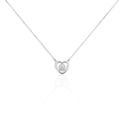 Collier Or Blanc Stanla Diamants - Colliers Femme | Histoire d’Or