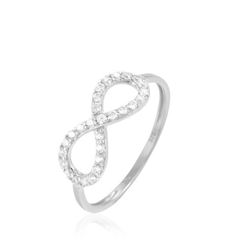 Bague Klothilda Or Blanc Oxyde De Zirconium - Bagues avec pierre Femme | Histoire d’Or