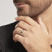Alliance Padrig Ruban Plat Palladium Blanc - Alliances Homme | Histoire d’Or