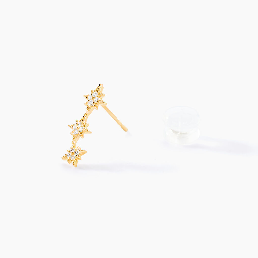 Bijou D'oreille Unitaire Arn Or Jaune Oxyde De Zirconium - Piercings d'oreilles Femme | Histoire d&rsquo;Or