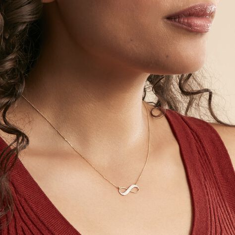 Collier Maryeme Infini Glitter Or Jaune - Colliers Femme | Histoire d’Or