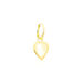 Pendentif Eudocie Coeur Mat Et Brillant Or Jaune - Pendentifs Famille | Histoire d’Or