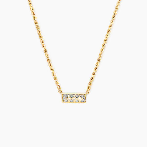 Collier Cordelia Or Bicolore Cristaux De Swarovski - Colliers Femme | Histoire d&rsquo;Or