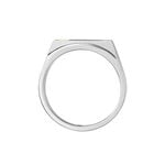 Chevali&egrave;re Jourdan Lord Acier Bicolore Diamant - Bagues solitaires Homme | Histoire d&rsquo;Or