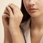 Bague Aglae Or Blanc Oxyde De Zirconium - Bagues avec pierre Femme | Histoire d&rsquo;Or