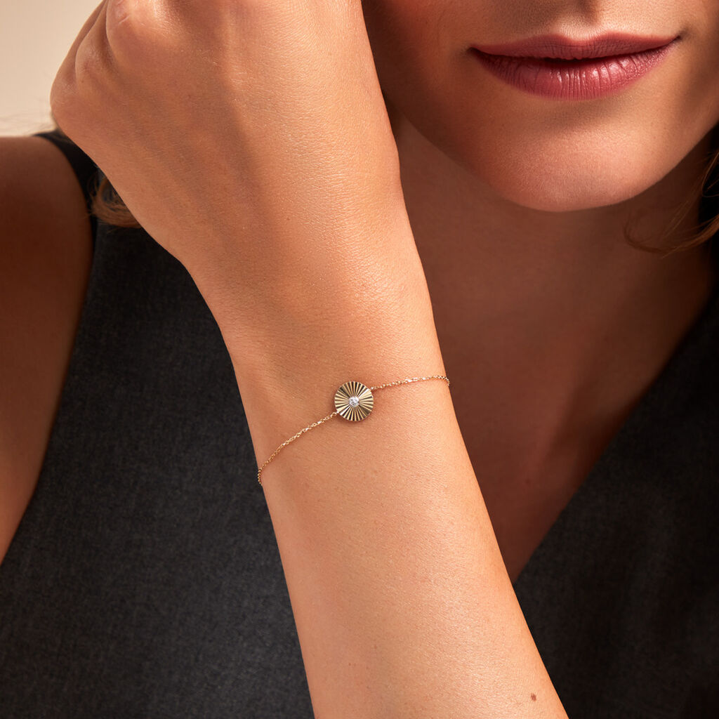 Bracelet Diamantae Or Jaune Diamant - Bracelets Femme | Histoire d’Or
