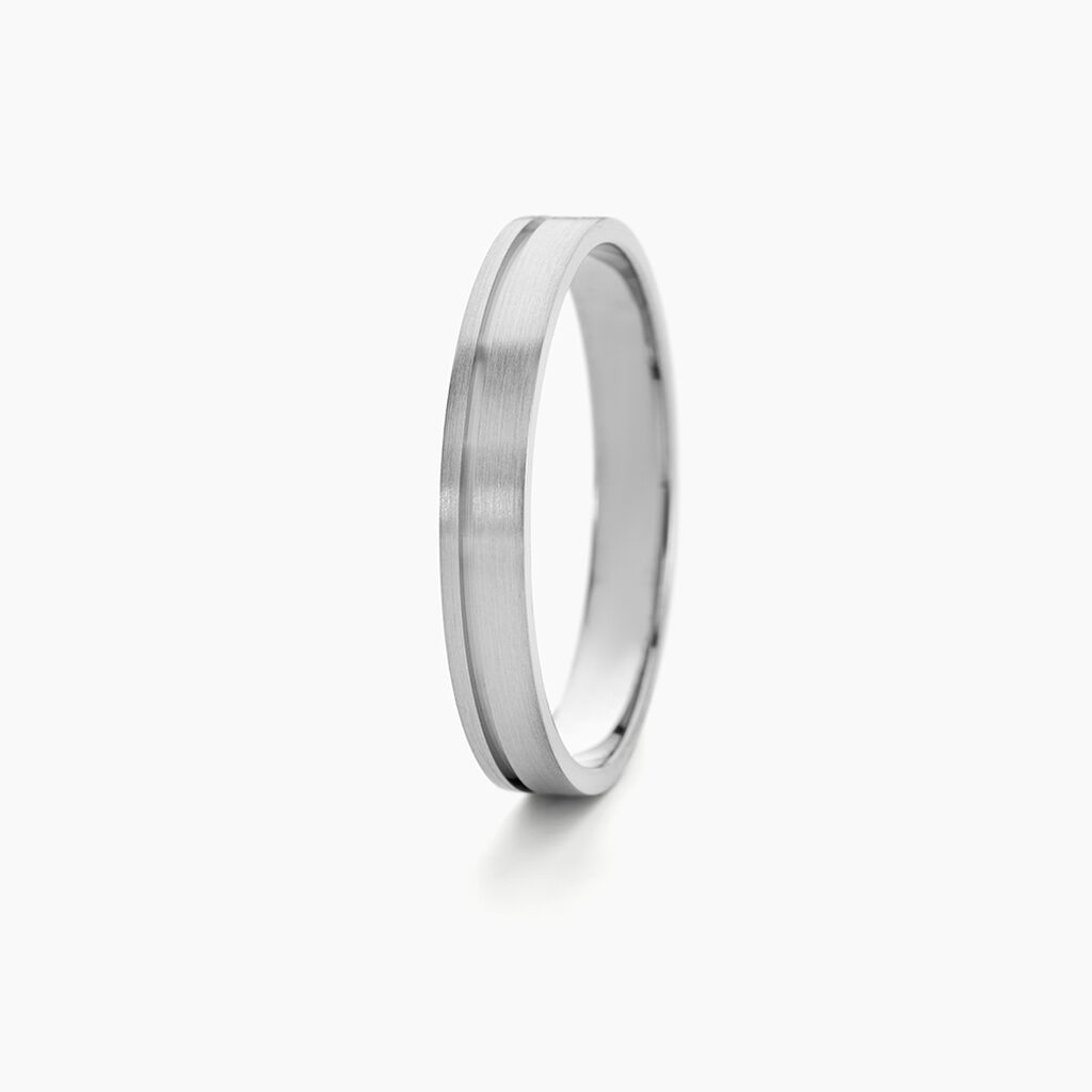 Alliance Paddy Palladium Blanc - Alliances Unisex | Histoire d’Or