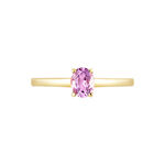 Bague Lily Or Jaune Amethyste - Bagues solitaires Femme | Histoire d&rsquo;Or