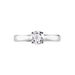 Bague Solitaire Iris Or Blanc Diamant