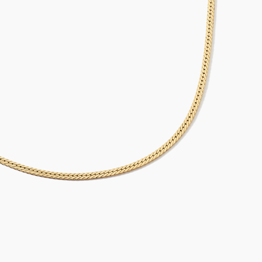 Collier Doline Maille Anglaise Or Jaune - Chaines Femme | Histoire d’Or