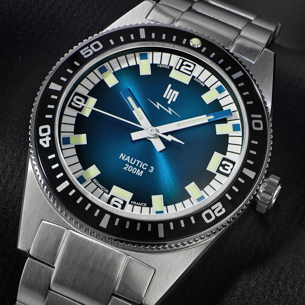 Montre Lip Nautic 3 Bleu - Montres Unisex | Histoire d&rsquo;Or