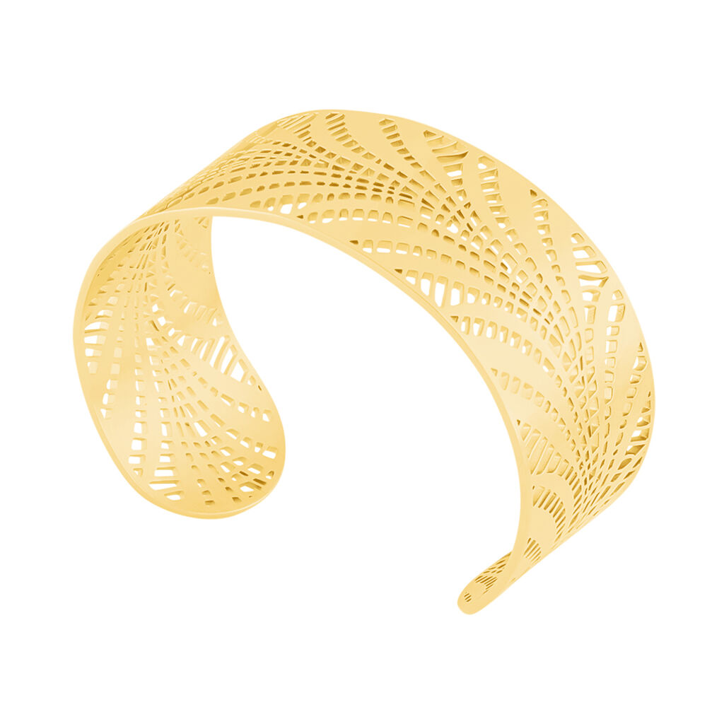 Bracelet Jonc Wilson Acier Dore - Bracelets joncs Femme | Histoire d&rsquo;Or