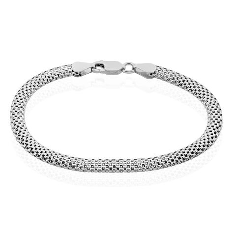 Bracelet Christine Argent Blanc - Bracelets chaîne Femme | Histoire d’Or