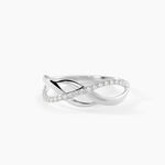 Bague Omnia Or Blanc Diamant - Bagues avec pierre Femme | Histoire d&rsquo;Or